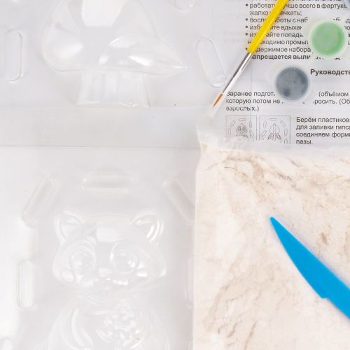 Поделка из гипса Lori Маленький скульптор Енот Об-005 фото 4