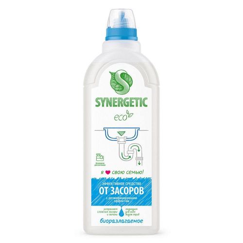 средство от засоров synergetic для труб и септиков1л фото 7 Средство от засоров SYNERGETIC для труб и септиков1л фото 7