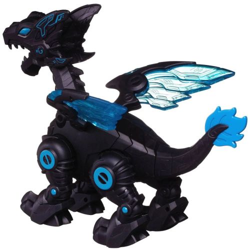 Робот Junfa Дракон огнедышащий пар из пасти, движение, звук, свет фото 15