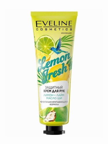eveline lemon fresh крем для рук защитный 50мл EVELINE Lemon Fresh Крем для рук защитный 50мл