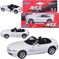 Машинка Welly 1:38 BMW Z4 (Convertible) белая