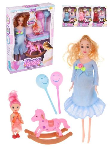 Набор с куклами 27 и 10 см Маленькая мама в ассортименте 3363-149
