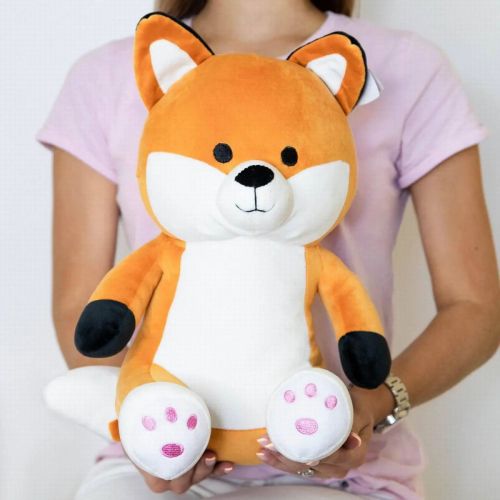 Мягкая игрушка Abtoys Supersoft Лиса рыжая, 35см фото 2