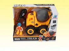 Машинка-конструктор Собери сам "Спецтехника. Цементовоз", 25х13,5х18,5 см