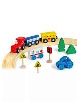 Детская деревянная Железная дорога Mapacha 76832