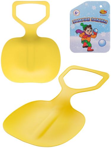 ABtoys Ледянка (ширина сиденья 35 см) желтый