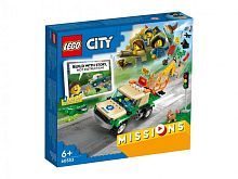 Констр-р LEGO CITY Миссии по спасению диких животных