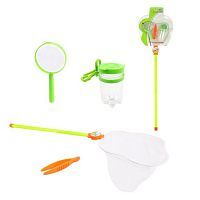 Набор биолога 4 предм. с сачком 75 см, в ассорт.