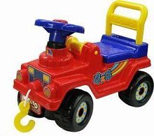 Машина-каталка Джип 4х4 №2 (красный)