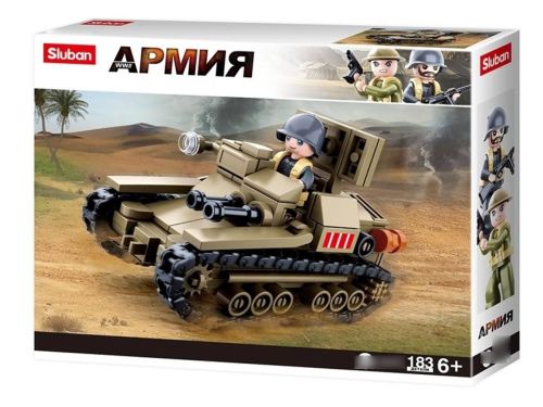 Конструктор Sluban Армия Танк 183 детали фото 2