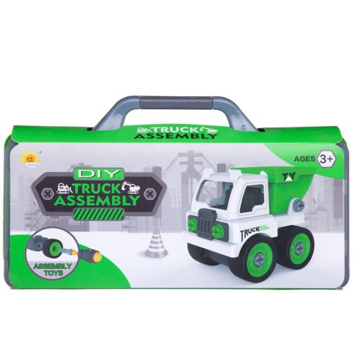 Машинка-конструктор "Собери сам "Грузовик", в чемоданчике фото 4