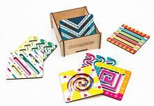 Линейки-трафареты, Веселые узоры, 8 шт.