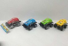 Машинка "Джип", пластмассовый, в ассортименте 4 цвета (синий, красный, зеленый, желтый)