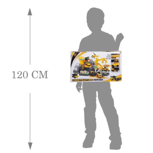 Игровой набор Junfa Парковка-трек Строительная площадка фото 2