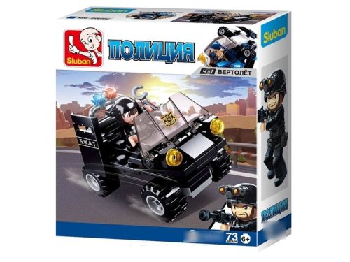 Конструктор Sluban Полиция Вертолет 73 детали фото 2