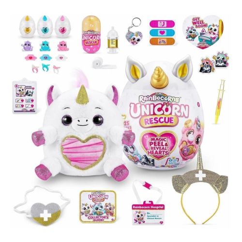 Набор сюрприз в яйце Zuru Rainbocorns Unicorn Rescue единорог с аксессуарами 9262 фото 8