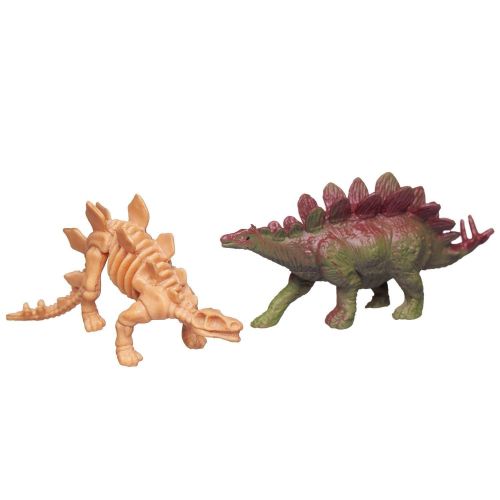 Фигурка Junfa в яйце Динозавр+скелет динозавра 7-9см фото 3