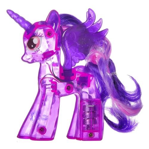 Пони-единорог ABtoys Моя лошадка фиолетовая с подсветкой фото 2