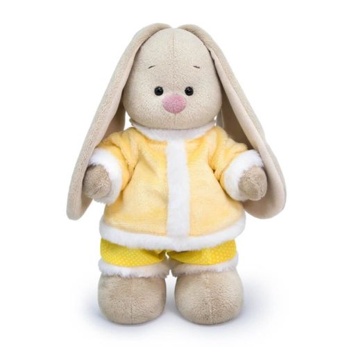 Зайка Ми в желтой шубке 25 см