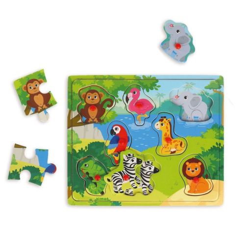 Рамка-вкладыш Mapacha Животные (76845), 8 дет.