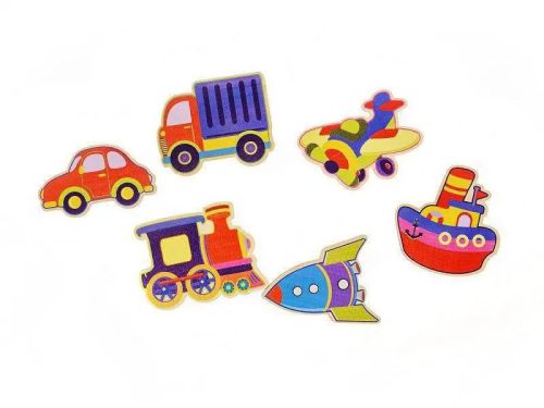 Игра развивающая деревянная Транспорт (21х21см) фото 3