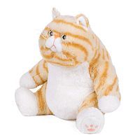 Мягкая Игрушка MAXITOYS Кот Пухляш Рыжий 25 см