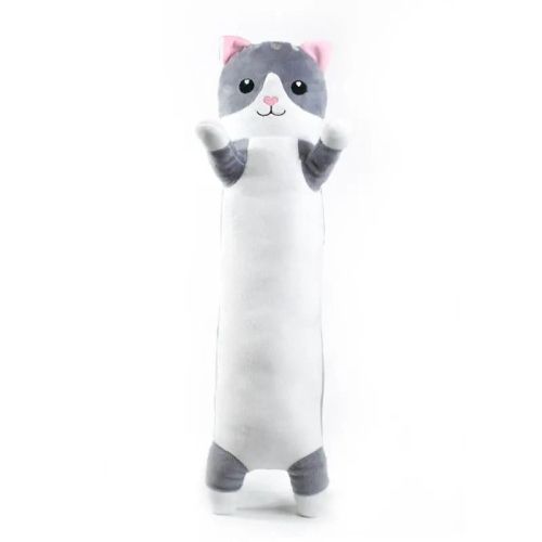 мягкая игрушка fixsitoysi кот обнимашка 55 см серый Мягкая игрушка Fixsitoysi Кот Обнимашка 55 см серый