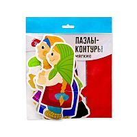 Десятое королевство Пазлы-контуры мягкие Репка 7шт