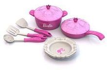 Набор посуды Нордпласт Барби 637 розовый