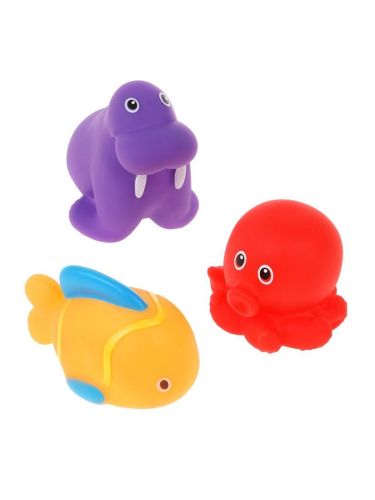 набор для купания "тюлень, осьминог и рыбка" Набор для купания "Тюлень, осьминог и рыбка"