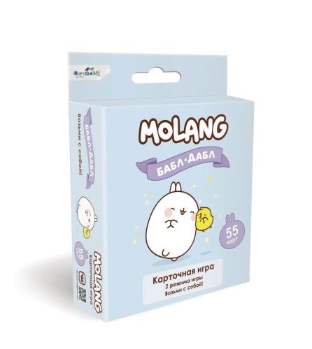Настольная игра ORIGAMI ORIGAMI Molang Бабл-дабл