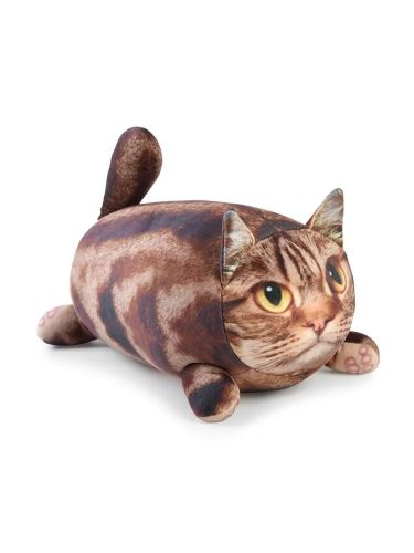 Мягкая игрушка СмолТойс Котенок-валик 33 см фото 5