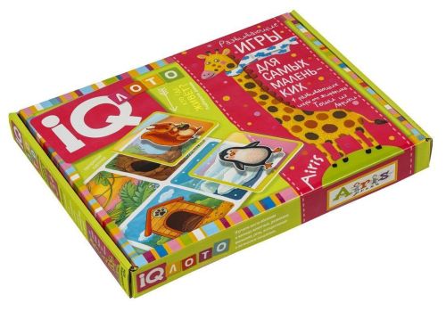 Лото пластиковое. Кто где живёт? Подбираем домик