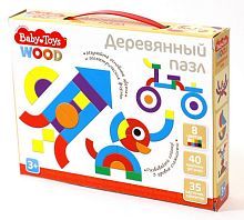 Пазл деревянный Десятое королевство серия Baby Toys 40 элементов