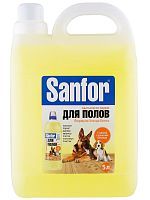 SANFOR Средство для мытья полов УЛЬТРА БЛЕСК С заботой о домашних питомцах 5л