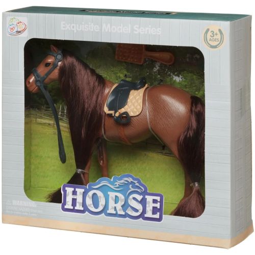 лошадка junfa в упряжи 2 вида 16,5 см фото 3 Лошадка Junfa в упряжи 2 вида 16,5 см фото 3