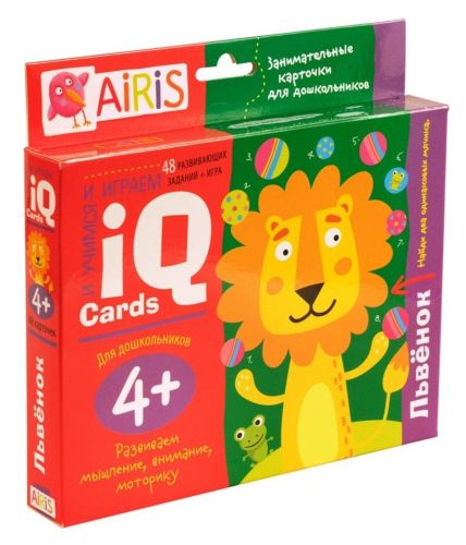 Настольная игра Айрис-Пресс IQ Cards Львёнок