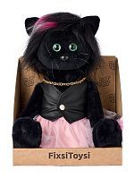 Fixsitoysi Кошка Фло в жилет кожа и юбка 27 см