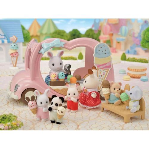 Игровой набор Sylvanian Families Фургончик с мороженым 5651 фото 8