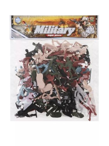 Игровой набор фигурок солдат 70 штук 5 цветов L-112 фото 3