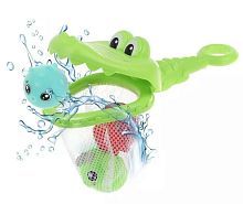 Набор игрушек для ванной Жирафики Веселый крокодильчик 939947