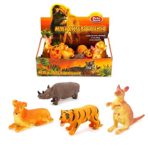 животные из мягкой резины в ас-те, дисплей. Животные из мягкой резины в ас-те, дисплей.