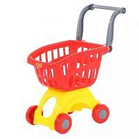 Игровой набор Полесье Тележка для маркета Мини красная