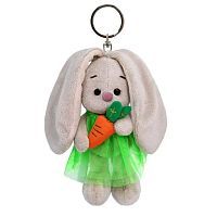 Брелок BUDI BASA Зайка Ми "В зелёном платье, с морковкой" 14 см