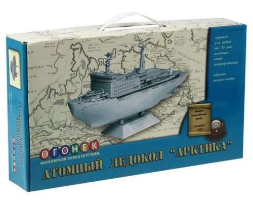 Сборная модель ОГОНЁК Атомный ледокол "Арктика" (С-288) 1:400
