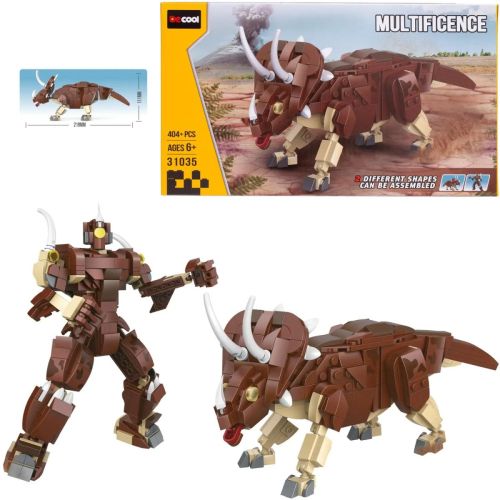 Конструктор Decool Трицератопс-трансформер 404 детали