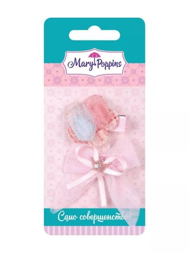 Набор заколок-зажимов Mary Poppins Розовое счастье 2 шт 455658