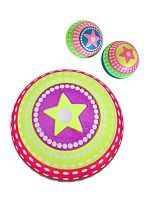 Мяч детский флуоресцентный "Звезда", ПВХ, 22 см., 60 г., в ассорт., упак. сетка