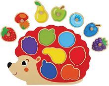 Вкладыши "Ежик. Изучаем цвета": 7 эл, 28х20 см