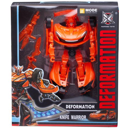 Робот-трансформер в машину Junfa оранжевый фото 5